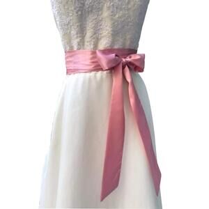 3236 Satin Sash Belt For Bridal Wedding Bridesmaid Dress 2'' Wide Silk